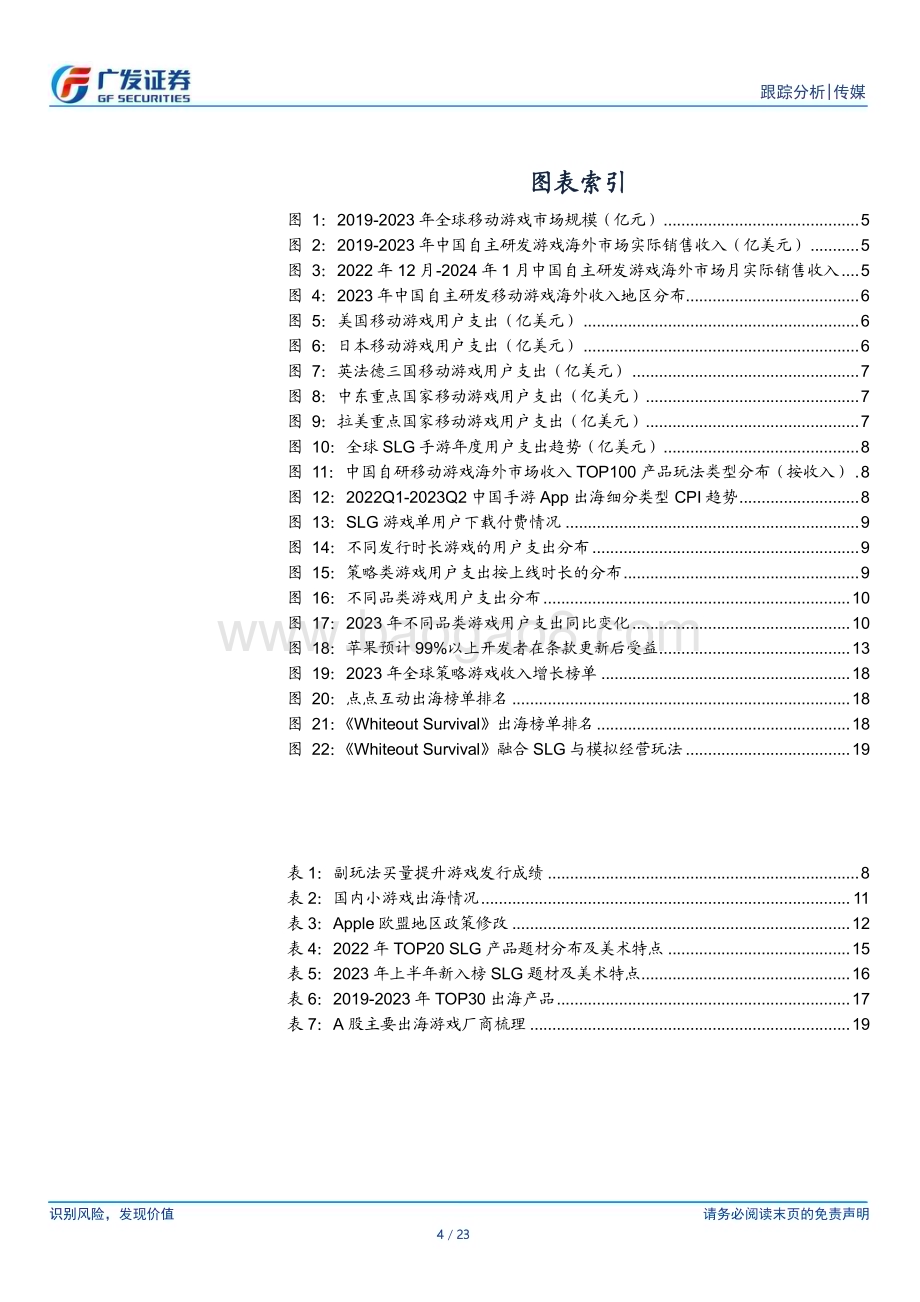20240313_广发证券_传媒行业出海专题（三）：游戏出海有望改善小程序拓展新赛道SLG看重题材创新_23页.pdf_第4页