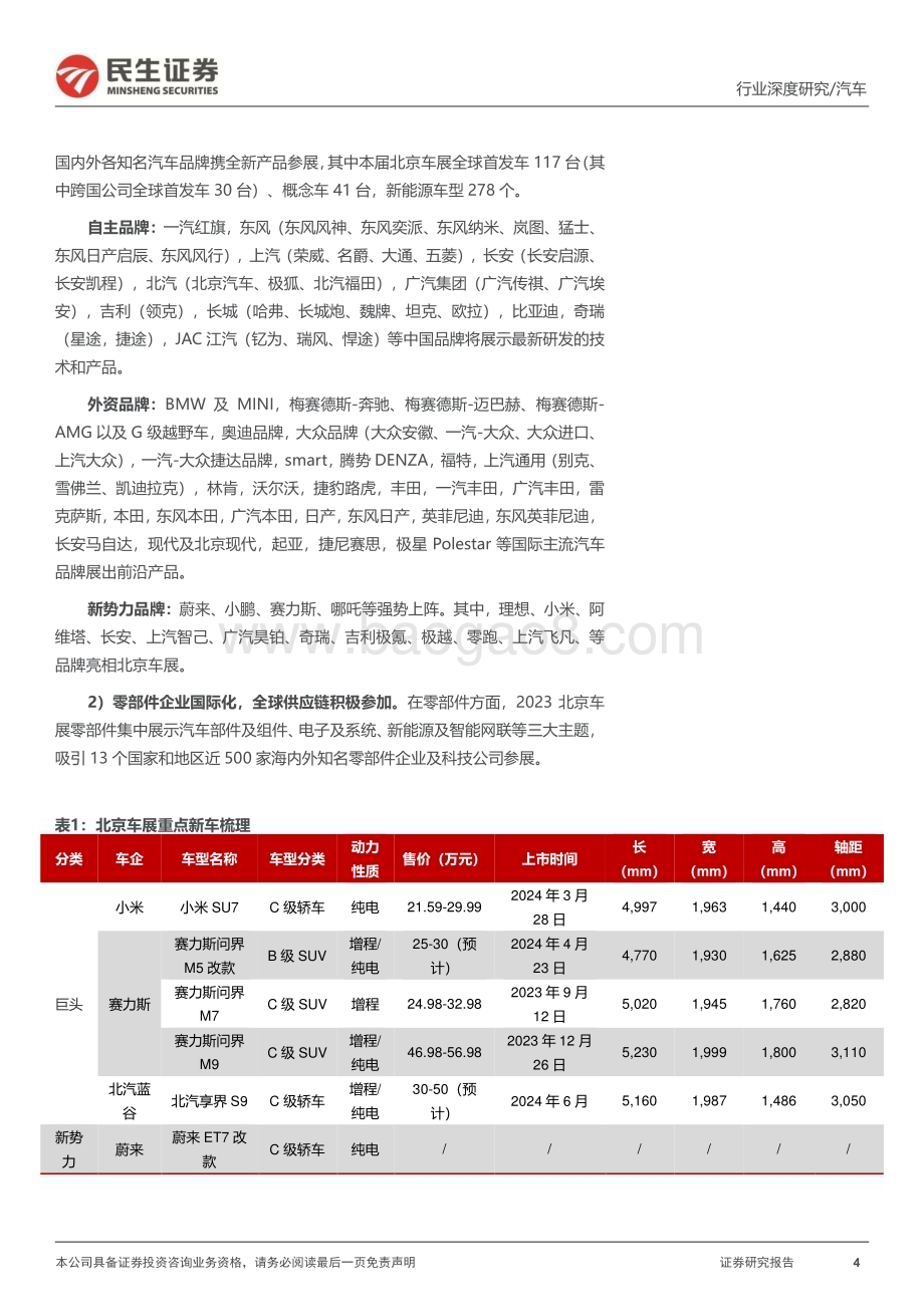 20240425_民生证券_汽车行业系列深度一：北京车展前瞻新时代新汽车自主全面崛起_45页.pdf_第4页