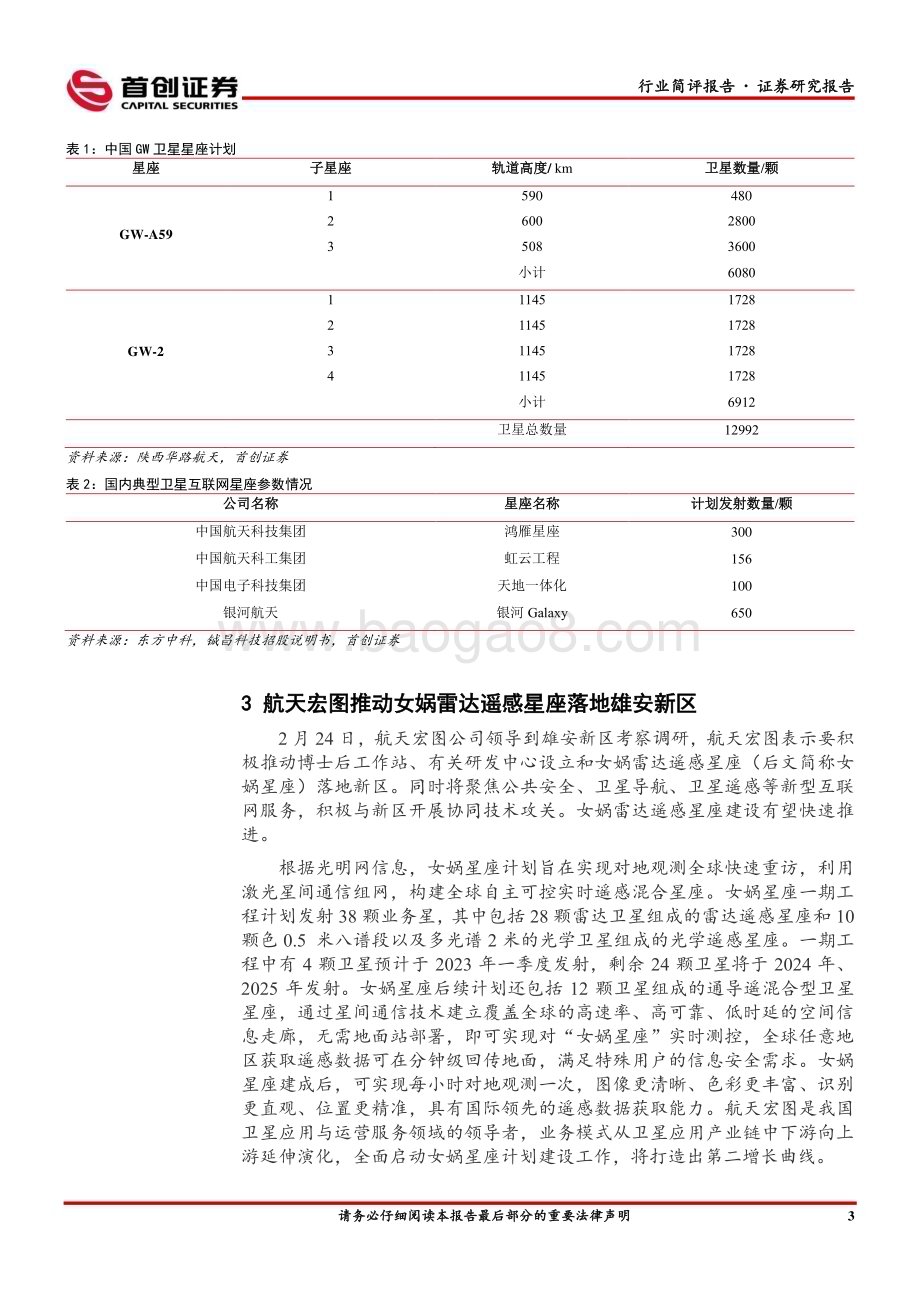20230226_首创证券_国防军工行业证券研究报告：中星26号发射成功卫星互联网建设不断推进_25页.pdf_第4页