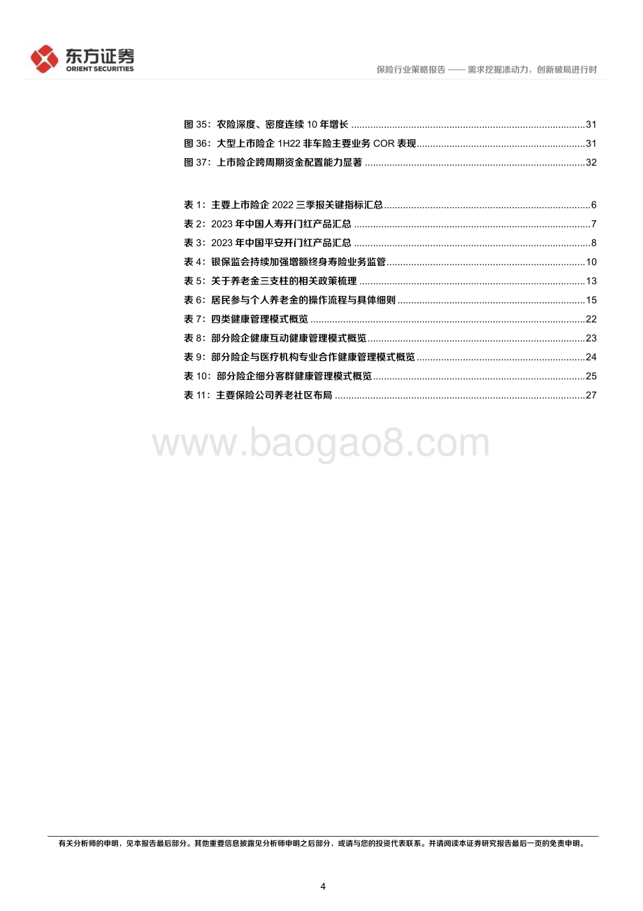 20221120_东方证券_保险行业2023年度投资策略：需求挖掘添动力创新破局进行时_36页.pdf_第4页