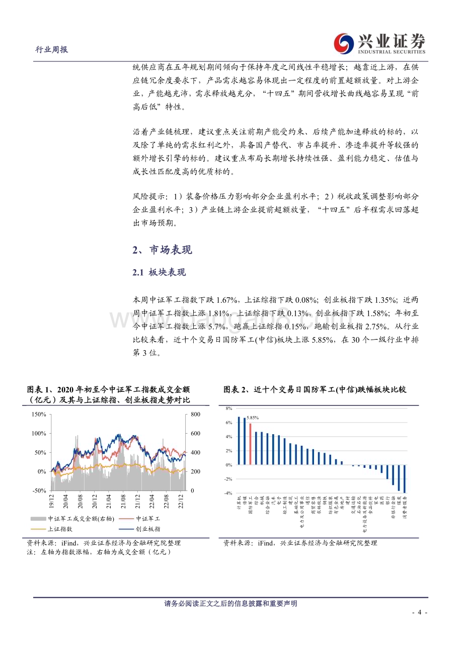 20230212_兴业证券_军工行业证券研究报告：估值与成长性匹配度高关注外部环境变量催化_28页.pdf_第4页