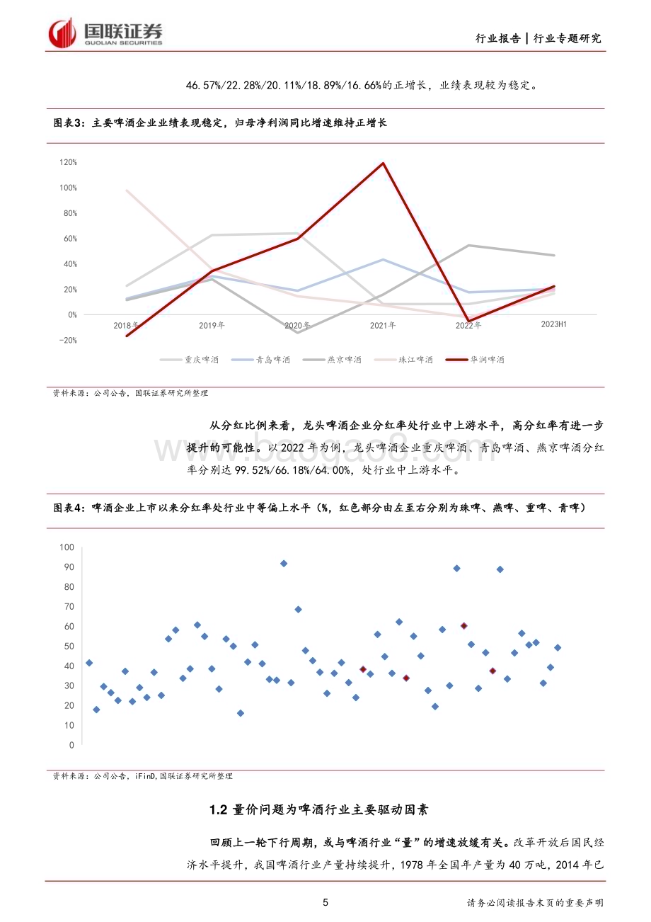 20240307_国联证券_食品饮料行业：现阶段如何看待啤酒行业的量价问题？_25页.pdf_第5页
