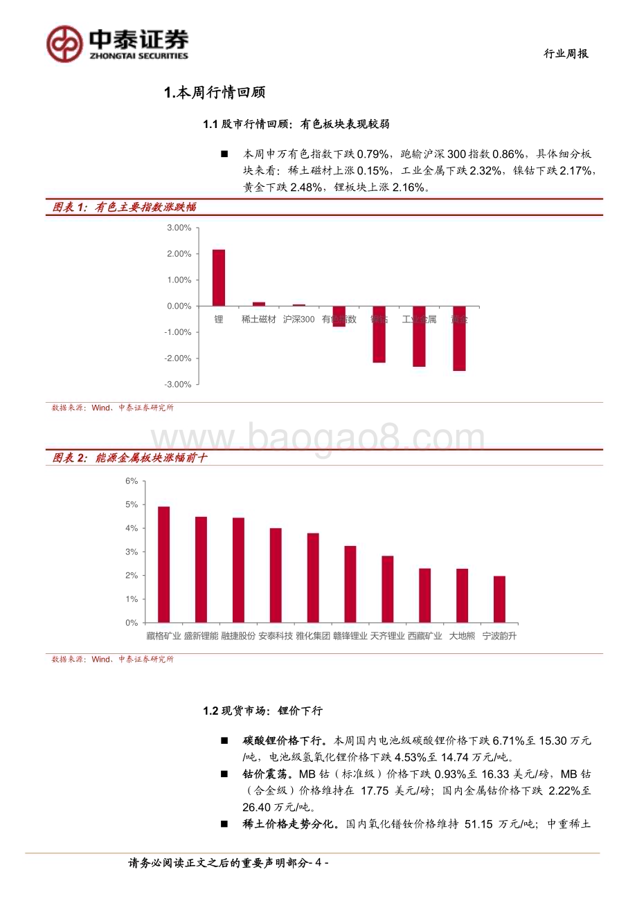 20231112_中泰证券_有色金属行业研究报告：智利10月锂盐出口环增74%锂价弱势运行_22页.pdf_第4页