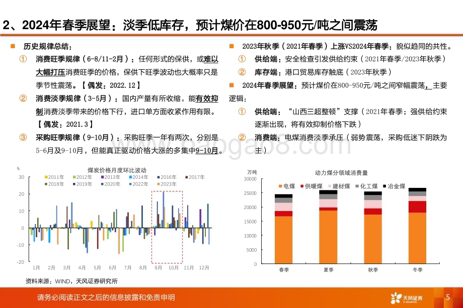 20240327_天风证券_能源开采行业深度研究：煤炭股波段运行节奏复盘及展望2021_2024_15页.pdf_第5页