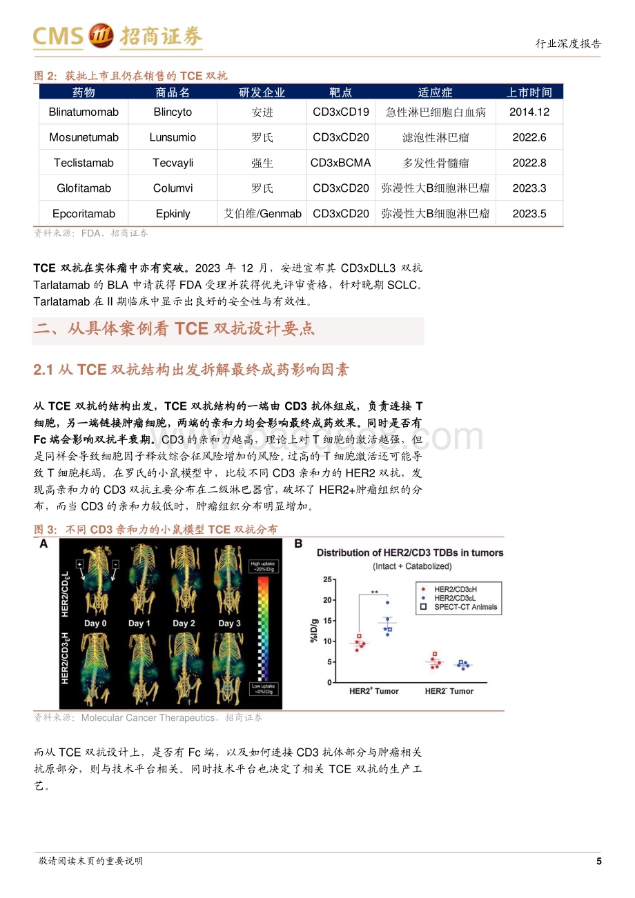 20240322_招商证券_创新药系列报告（四）_TCE双抗行业深度：结构设计映射临床疗效实体瘤适应症有所突破_20页.pdf_第5页