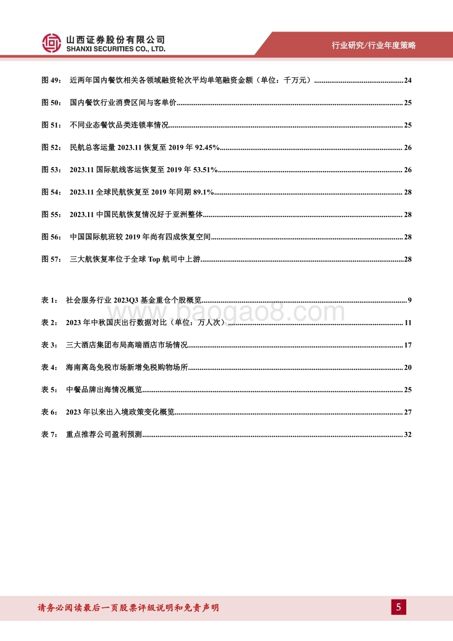 20240116_山西证券_2024年社会服务行业年度策略：性价比与体验感碰撞把握业绩拐点机会_35页.pdf_第5页
