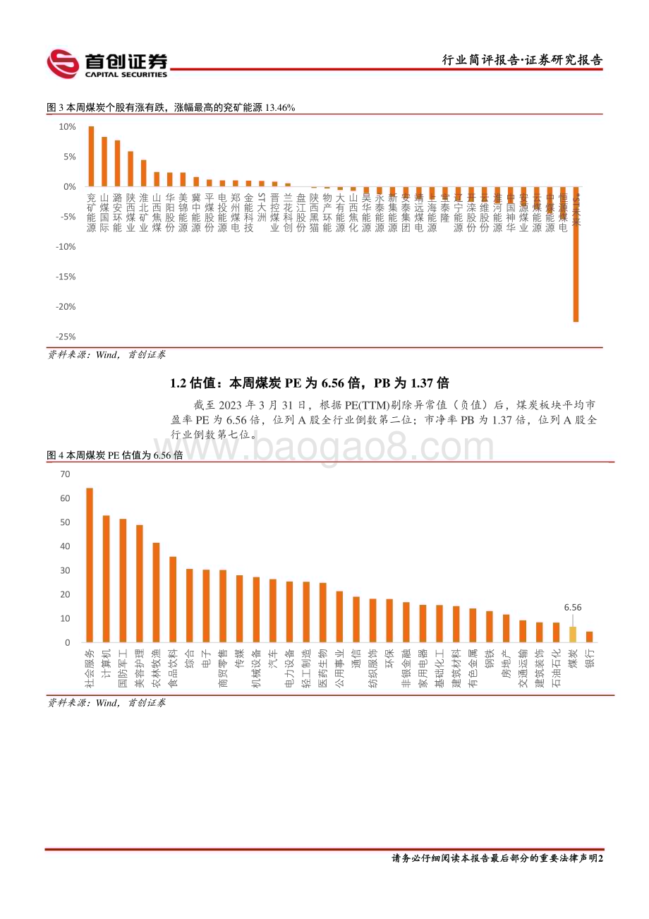 20230403_首创证券_煤炭开采行业证券研究报告：淡季价格整体平稳低估值配置优势明显_14页.pdf_第3页