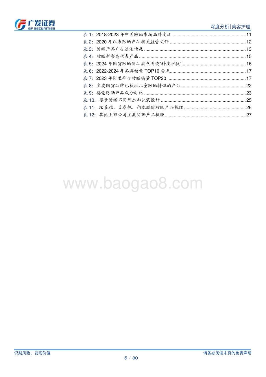 20240411_广发证券_防晒行业：需求细分化驱动市场增长国货品牌表现突出_30页.pdf_第5页