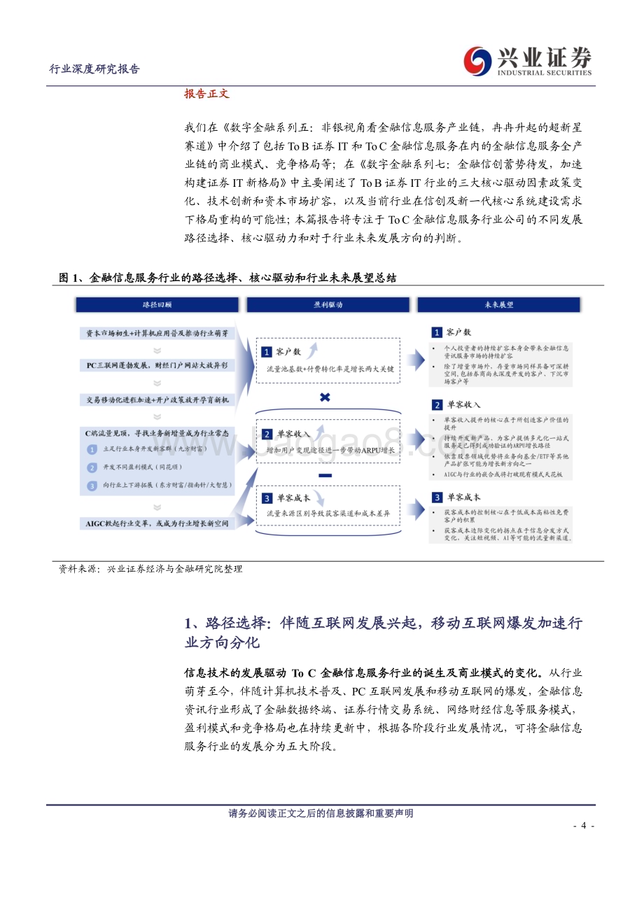 20240412_兴业证券_非银金融行业：金融信息服务行业转型何方？_29页.pdf_第4页
