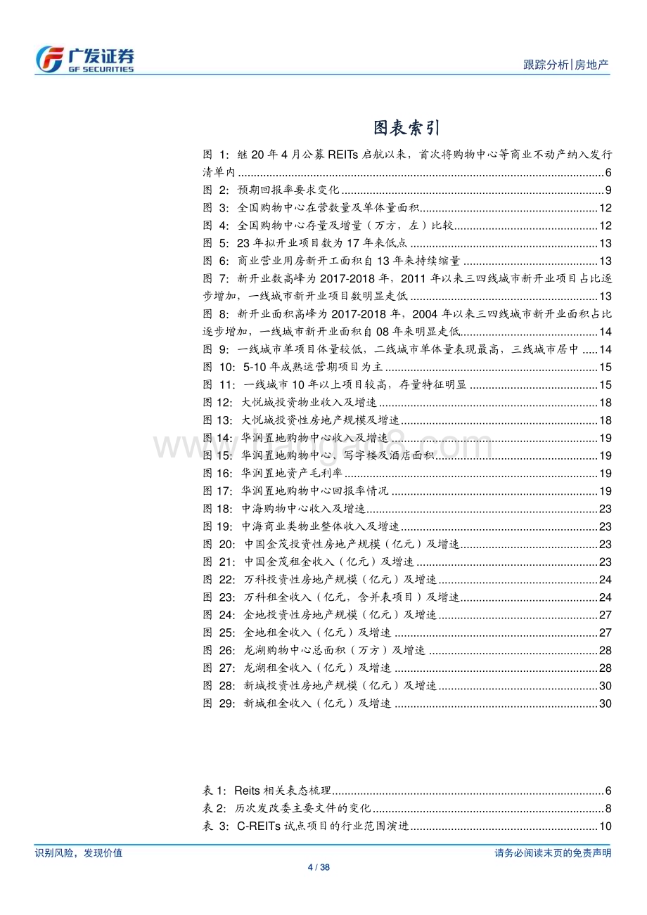 20230327_广发证券_房地产行业证券研究报告：C_REITs系列报告二消费类基础设施REITs扩容盘活两个市场_39页.pdf_第4页