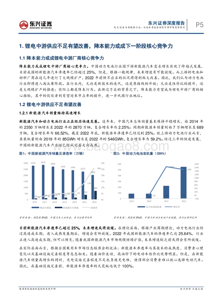 20230512_东兴证券_电力设备与新能源行业：从成本角度看锂电中游市场竞争情况_20页.pdf_第5页