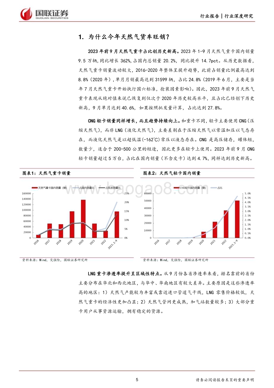 20231115_国联证券_汽车行业研究报告：天然气货车经济性凸显产业链有望迎来新机遇_26页.pdf_第5页