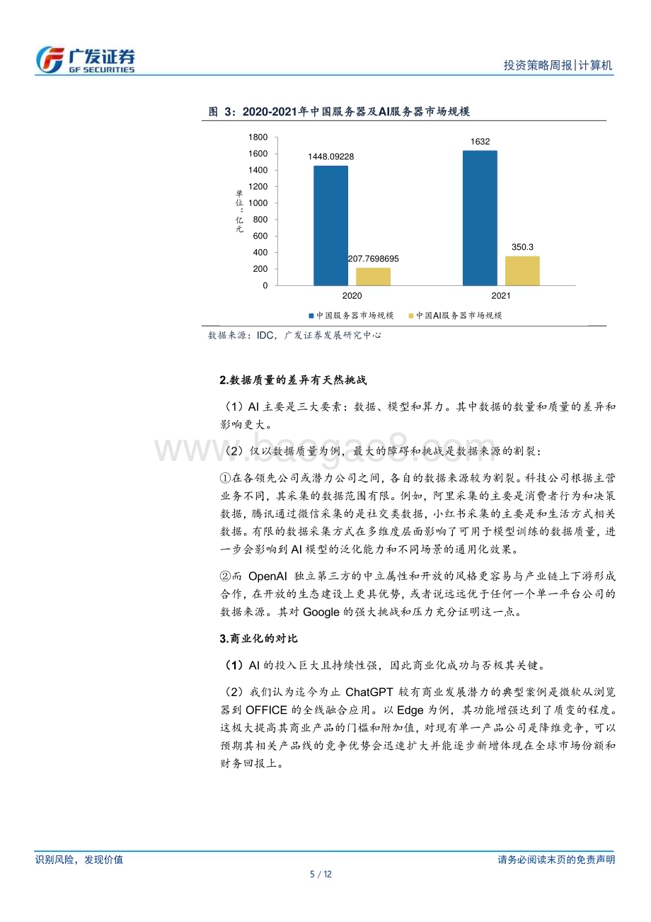 20230212_广发证券_计算机行业证券研究报告：ChatGPT主题背后的风险偏好_13页.pdf_第5页