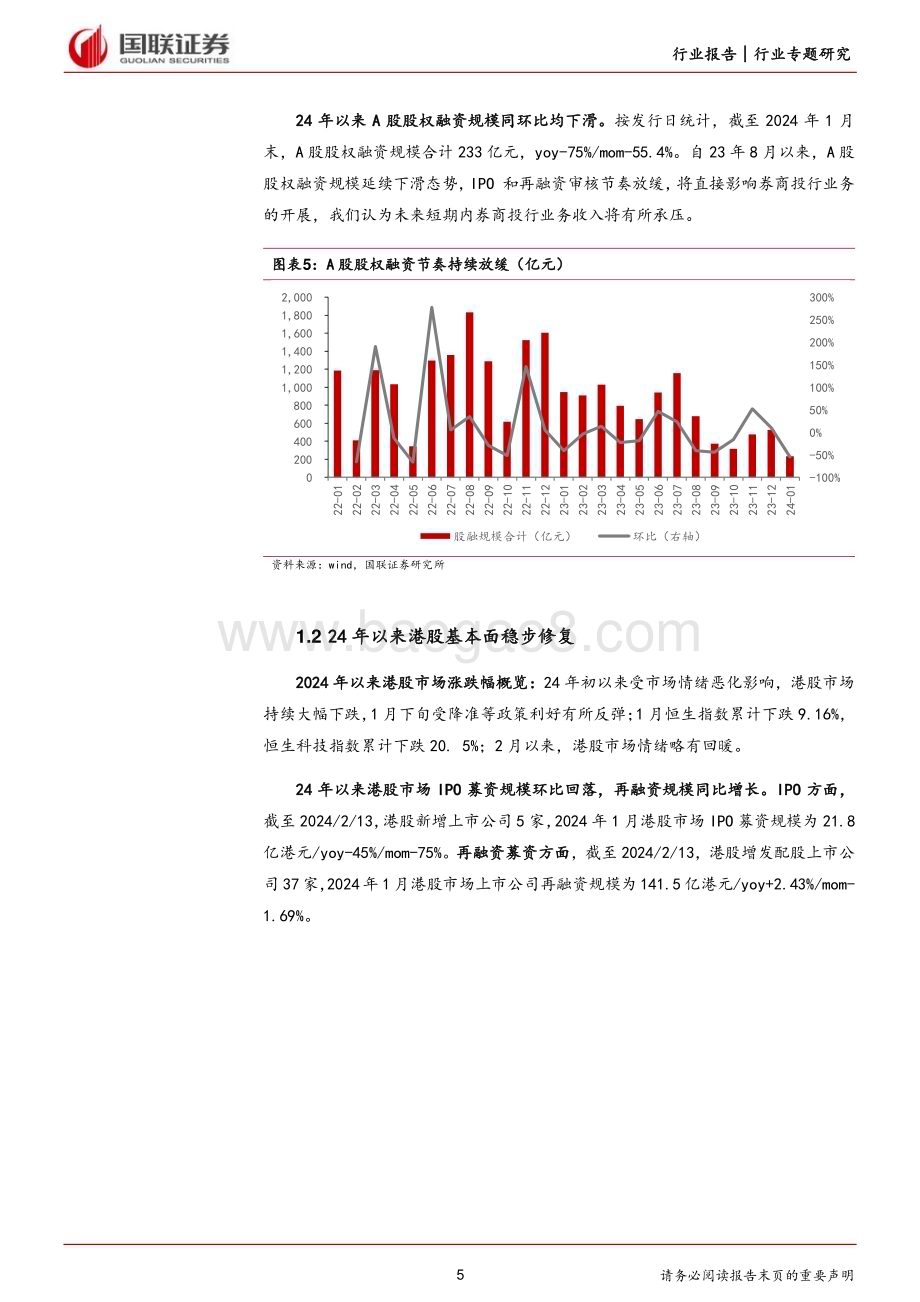 20240217_国联证券_非银金融行业：金融板块春季投资观点复苏可期_23页.pdf_第5页