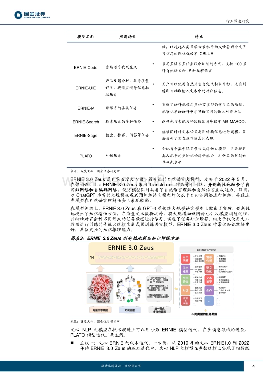 20230316_国金证券_计算机行业证券研究报告：“文心一言”发布国内应用预计加速_17页.pdf_第4页
