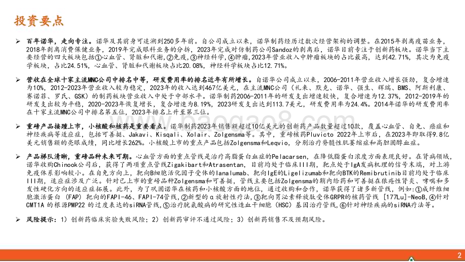 20240422_平安证券_医药行业：百年诺华专注创新小核酸、核药领域布局领先_35页.pdf_第2页