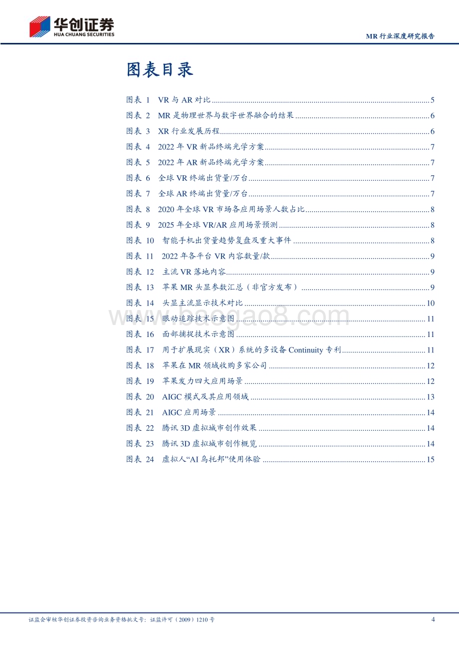 20230602_华创证券_MR行业证券研究报告：苹果MR发布在即XR赛道风云再起_26页.pdf_第4页