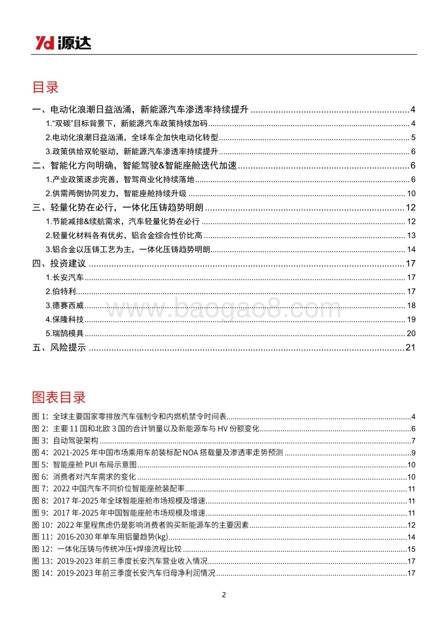 20231108_源达信息_汽车行业研究系列报告：电动智能化趋势明确汽车轻量化势在必行_22页.pdf_第2页