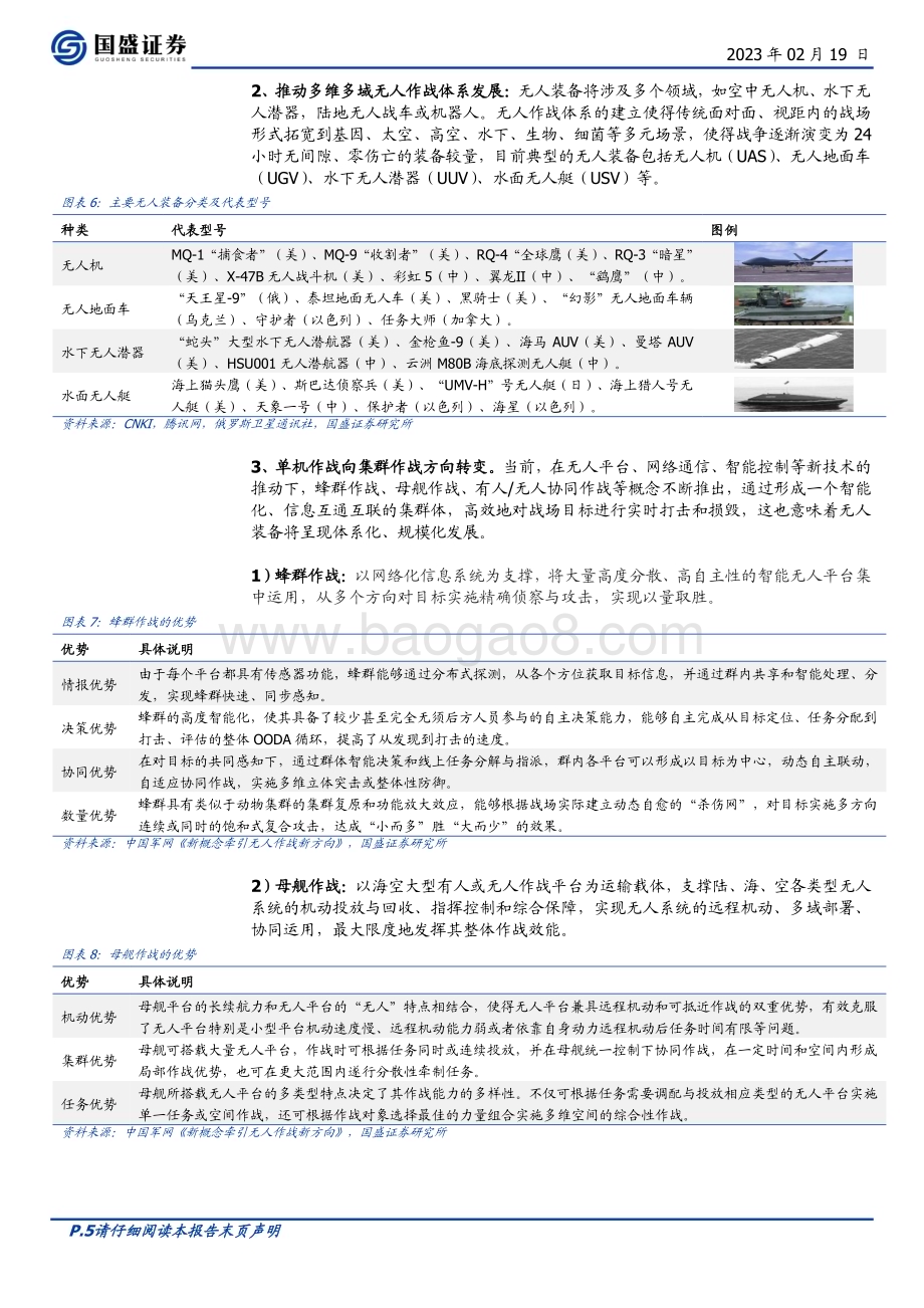 20230219_国盛证券_国防军工行业证券研究报告：无人装备飞者非鸟潜者非鱼战不在兵_17页.pdf_第5页