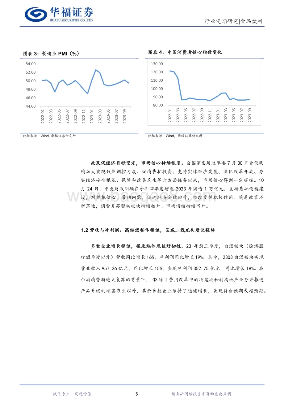 20231106_华福证券_食品饮料行业研究报告：逐级恢复满怀希望—食品饮料总结综述_30页.pdf_第5页