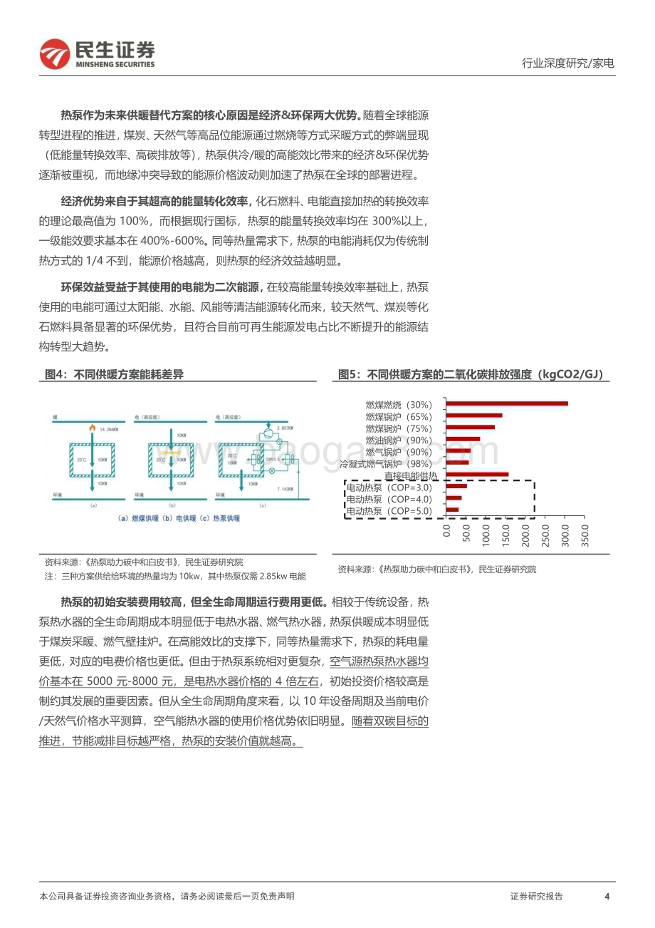 20230529_民生证券_热泵行业证券研究报告：景气度与成长性兼具把握热泵行业投资机会_32页.pdf_第4页