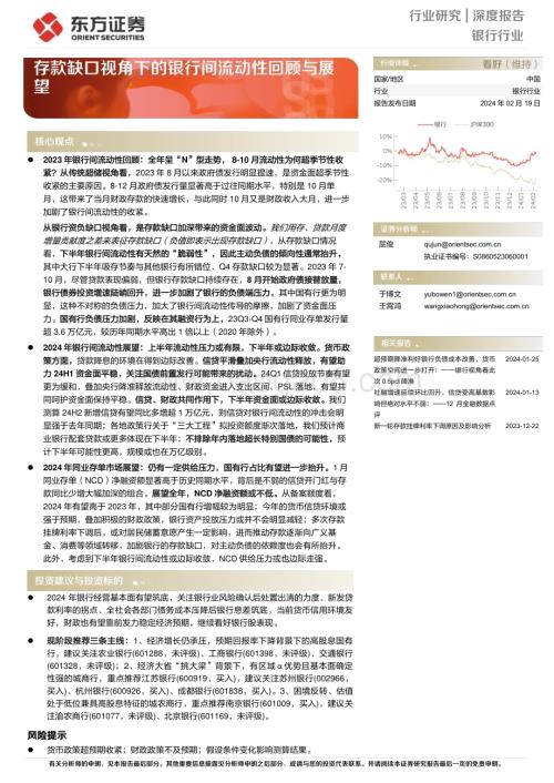 20240219_东方证券_银行行业深度报告：存款缺口视角下的银行间流动性回顾与展望_22页.pdf