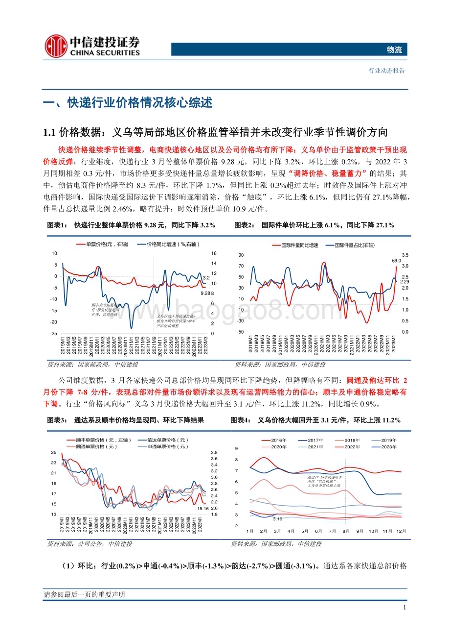 20230422_中信建投证券_物流行业证券研究报告：淡季降价稳量蓄力迎接Q2圆通件量创下非旺季月份历史新高_22页.pdf_第4页