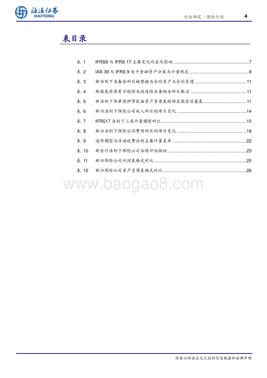 20230326_海通证券_保险行业证券研究报告：I9&I17 解读基于财务报表探讨新会计准则的变化与影响_33页.pdf_第4页