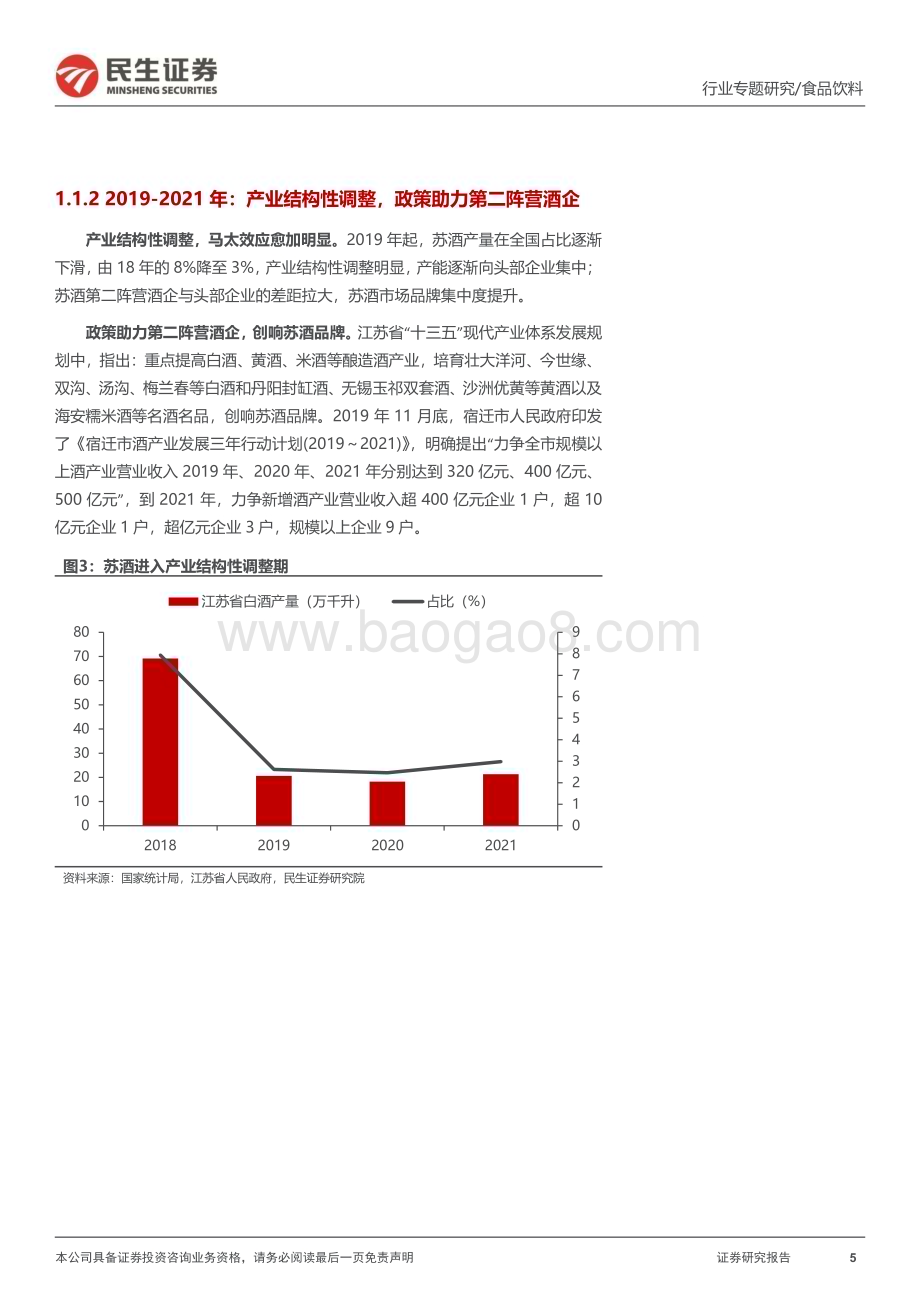 20230329_民生证券_食品饮料行业白酒区域专题研究系列（一）：江苏篇乘经济强省东风双龙头&名酒百家争鸣_49页.pdf_第5页