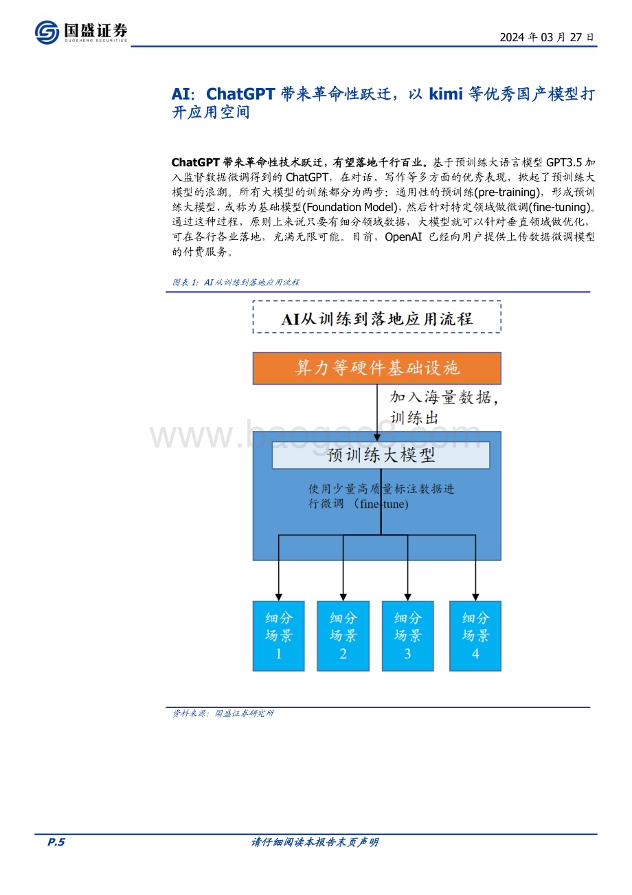 20240327_国盛证券_计算机行业24Q1前瞻：AI与国产化双轮驱动_32页.pdf_第5页
