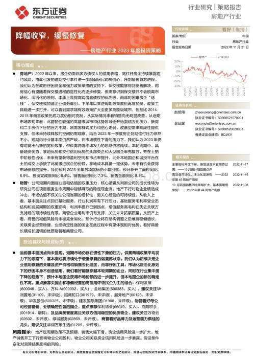 20221121_东方证券_房地产行业2023年度投资策略：降幅收窄缓慢修复_46页.pdf