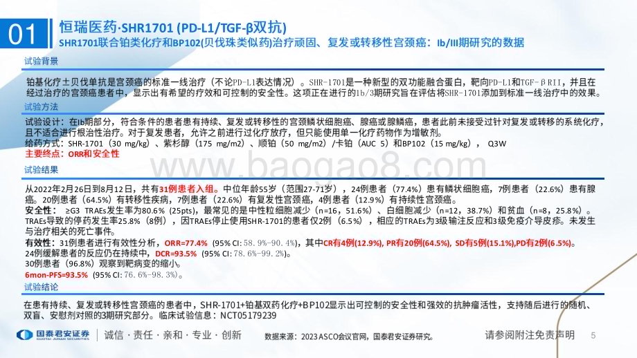 20230605_国泰君安证券_医药行业证券研究报告：ASCO本土创新药重点数据_65页.pdf_第5页