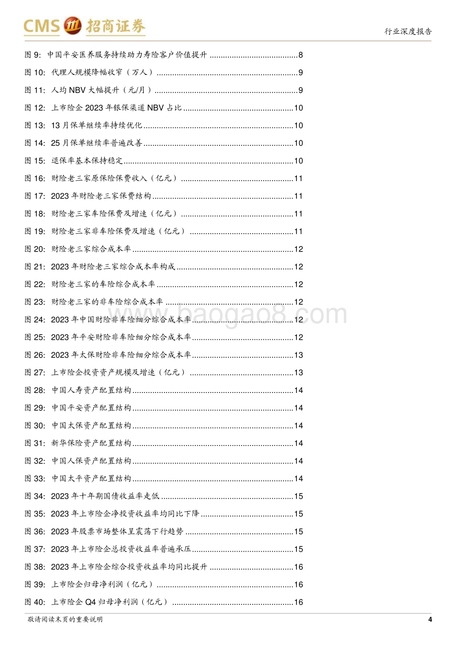 20240403_招商证券_非银行金融行业上市险企2023年报综述：寿险趋势性复苏财险阶段性波动关注资产端边际变化_22页.pdf_第4页