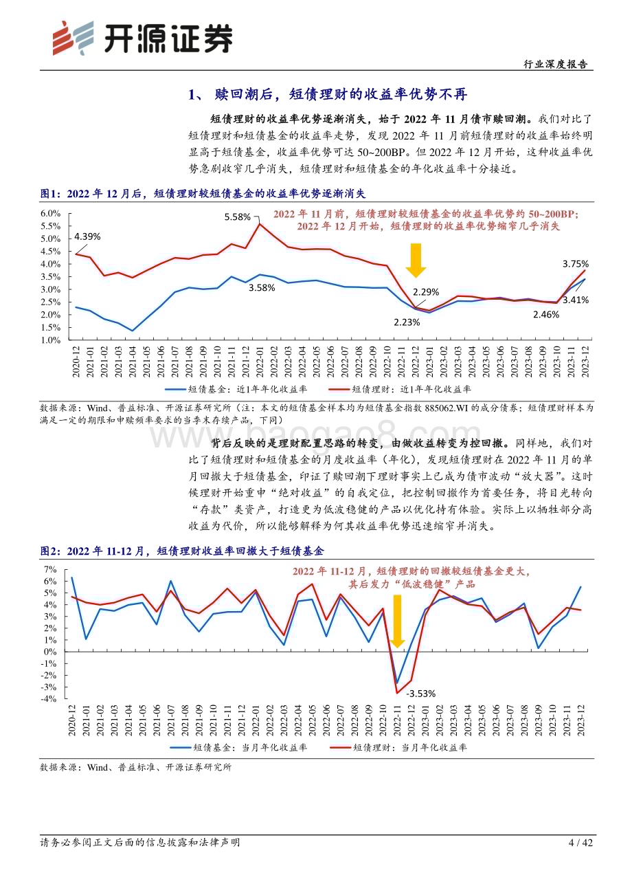 20240409_开源证券_银行业理财持仓全景扫描系列：起底短债理财_42页.pdf_第4页