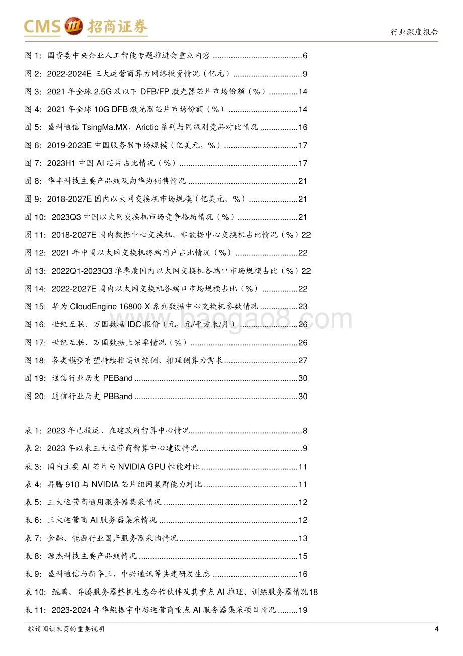 20240229_招商证券_通信行业数字经济“算力网络”系列：国央企加大算力基础设施建设国产算力大有可为_31页.pdf_第4页