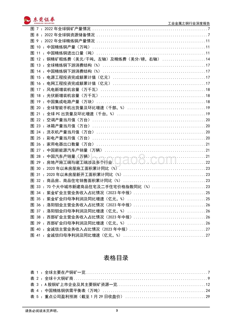 20240131_东莞证券_工业金属之铜行业深度报告：工业金属中流砥柱震荡格局下稳中求进_29页.pdf_第3页