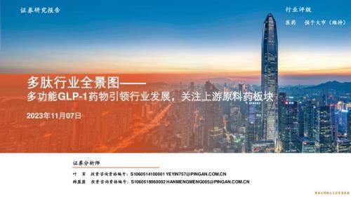 20231108_平安证券_多肽行业全景图：多功能GLP_1药物引领行业发展_29页.pdf