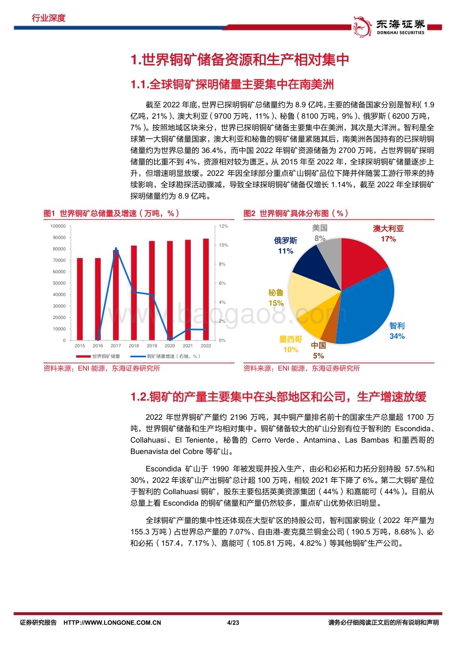 20240425_东海证券_铜行业深度报告：上游供应偏紧铜业进入景气区间_23页.pdf_第4页