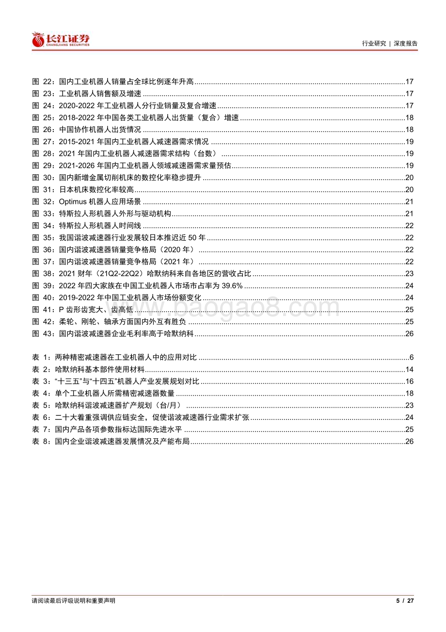 20230209_长江证券_机械行业证券研究报告：谐波减速器_28页.pdf_第5页