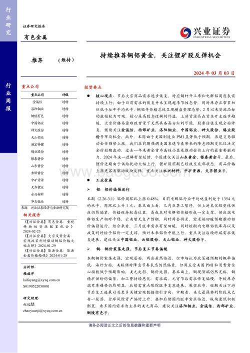20240303_兴业证券_有色金属行业：持续推荐铜铝黄金关注锂矿股反弹机会_32页.pdf