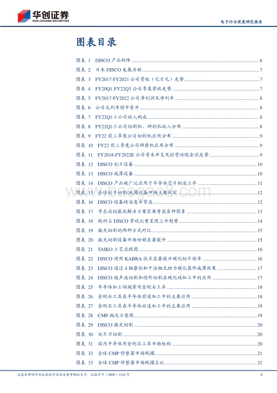 20230301_华创证券_电子行业深度研究报告：从国际巨头DISCO发展看半导体切磨抛装备材料的国产化趋势_31页.pdf_第4页