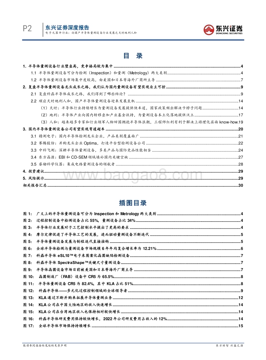 20230517_东兴证券_电子元器件行业海外硬科技龙头复盘研究系列之四：论国产半导体量测设备行业发展之天时地利人和_32页.pdf_第2页