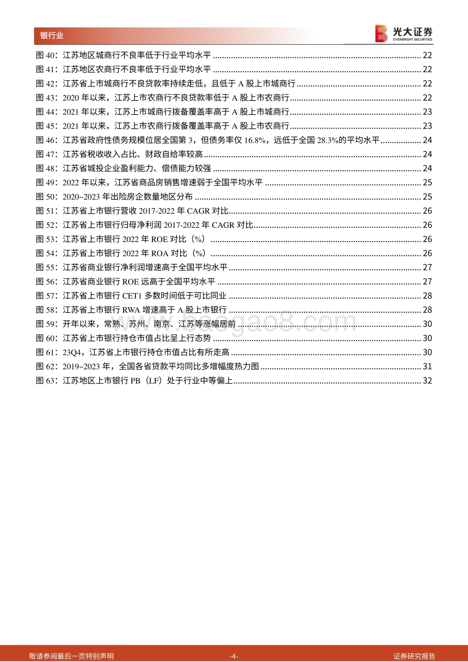 20240219_光大证券_银行业江苏地区商业银行投资价值分析报告：量优质高的亲周期正循环_35页.pdf_第4页