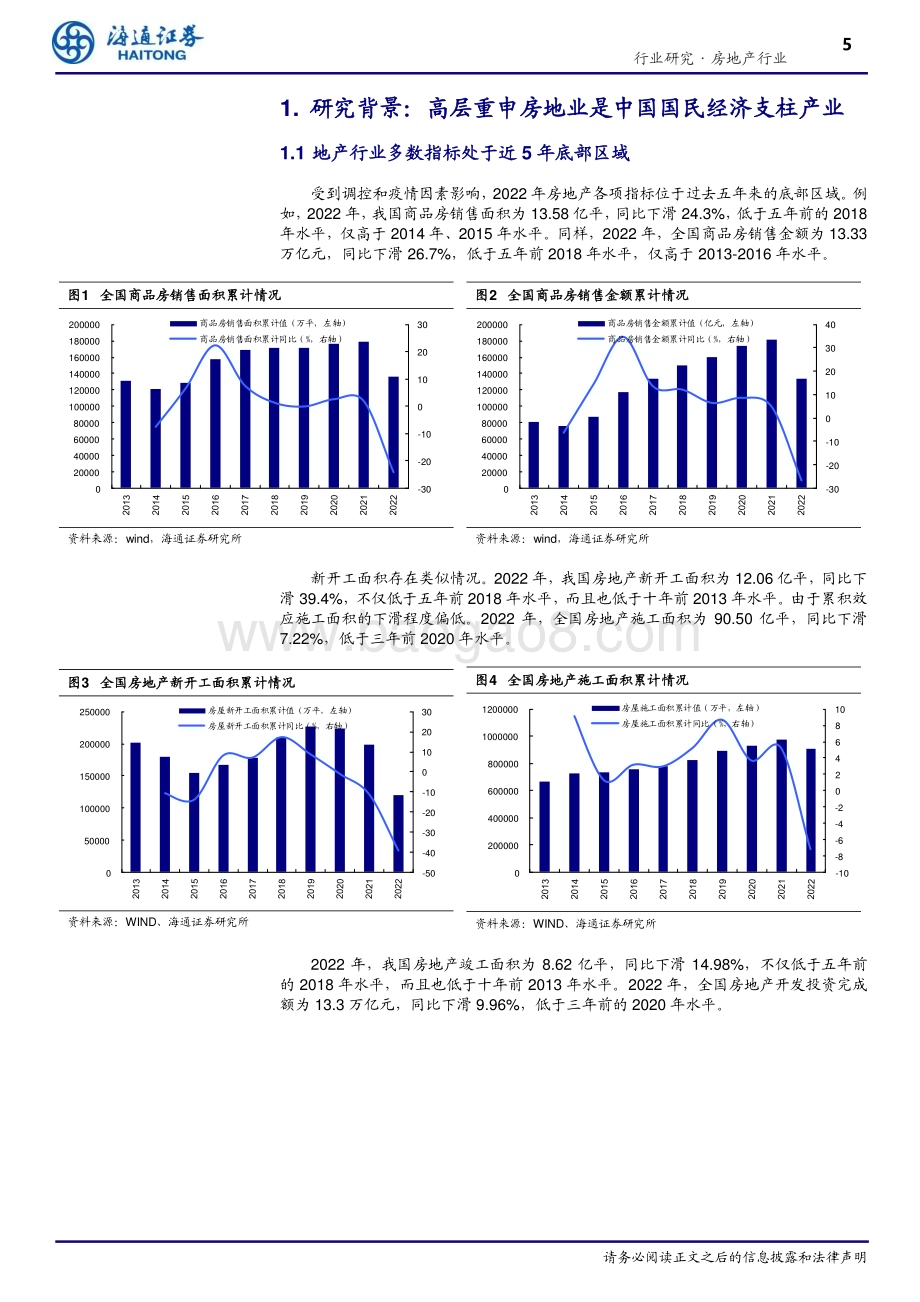 20230417_海通证券_房地产行业证券研究报告：房地产为什么是支柱性产业（系列一）对上下游产业拉动情况研究_22页.pdf_第5页