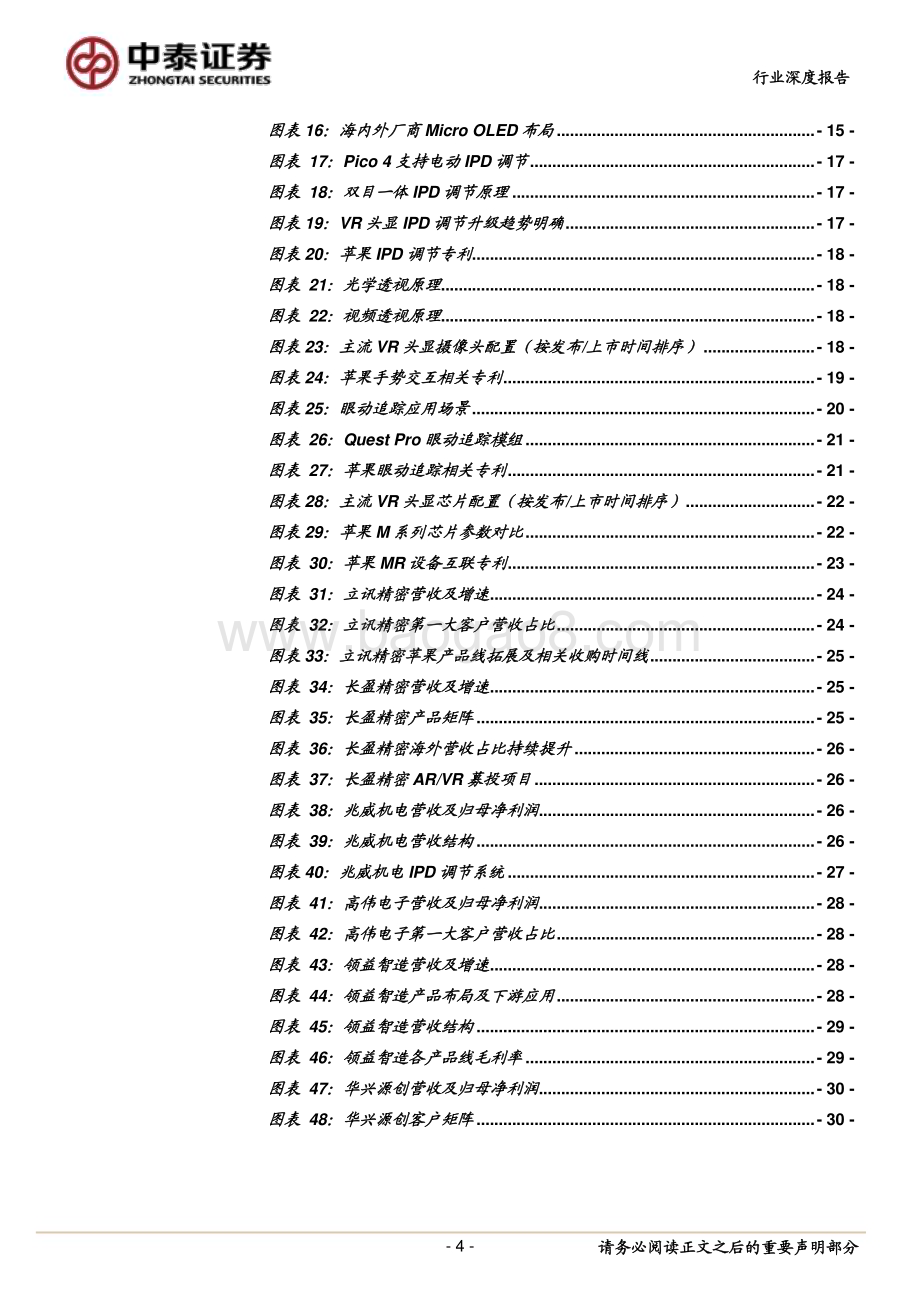 20230411_中泰证券_电子行业苹果MR深度报告：XR iPhone时代将至把握MR创新成长机遇_34页.pdf_第4页