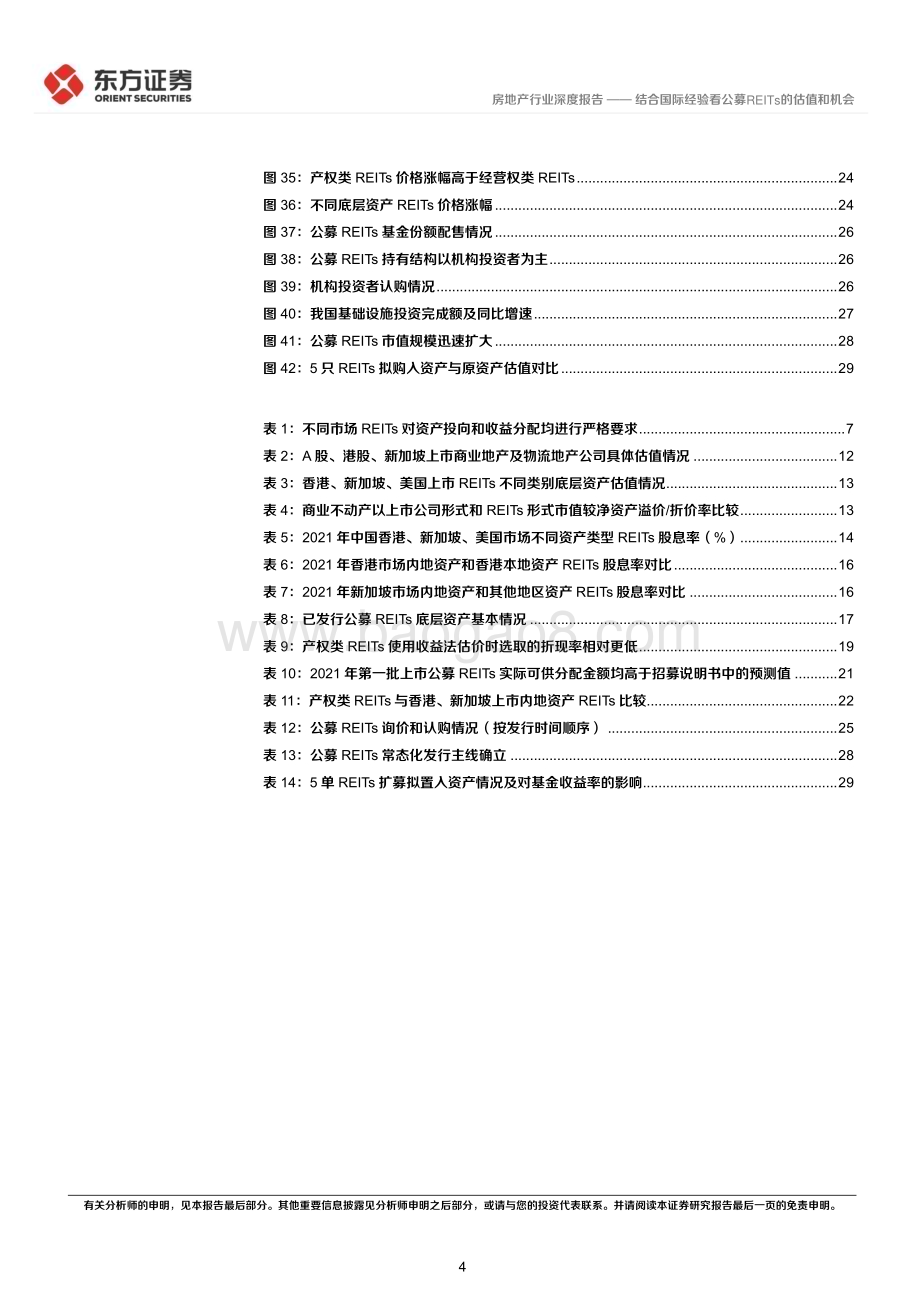 20230131_东方证券_房地产行业证券研究报告：结合国际经验看公募REITs的估值和机会_33页.pdf_第4页
