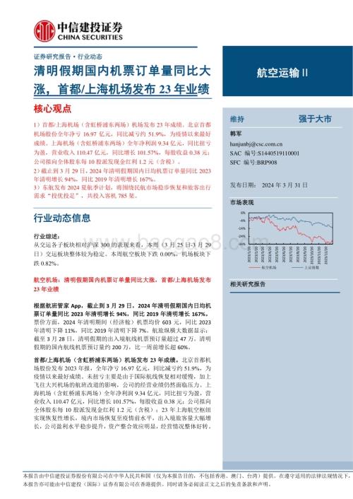 20240331_中信建投_航空运输行业动态：清明假期国内机票订单量同比大涨首都上海机场发布23年业绩_25页.pdf