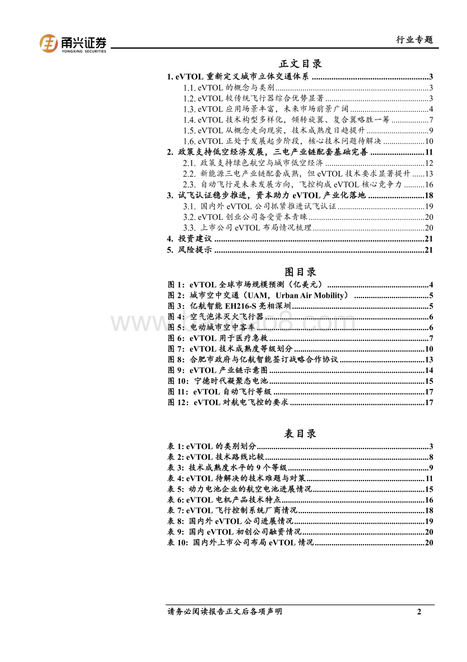 20240124_甬兴证券_eVTOL行业专题报告：eVTOL从0到1勾勒城市低空经济蓝图_23页.pdf_第2页