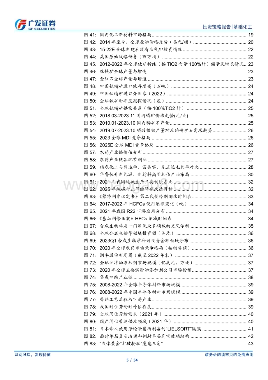 20231127_广发证券_基础化工行业：不能忽视的供给约束和库存周期_54页.pdf_第5页