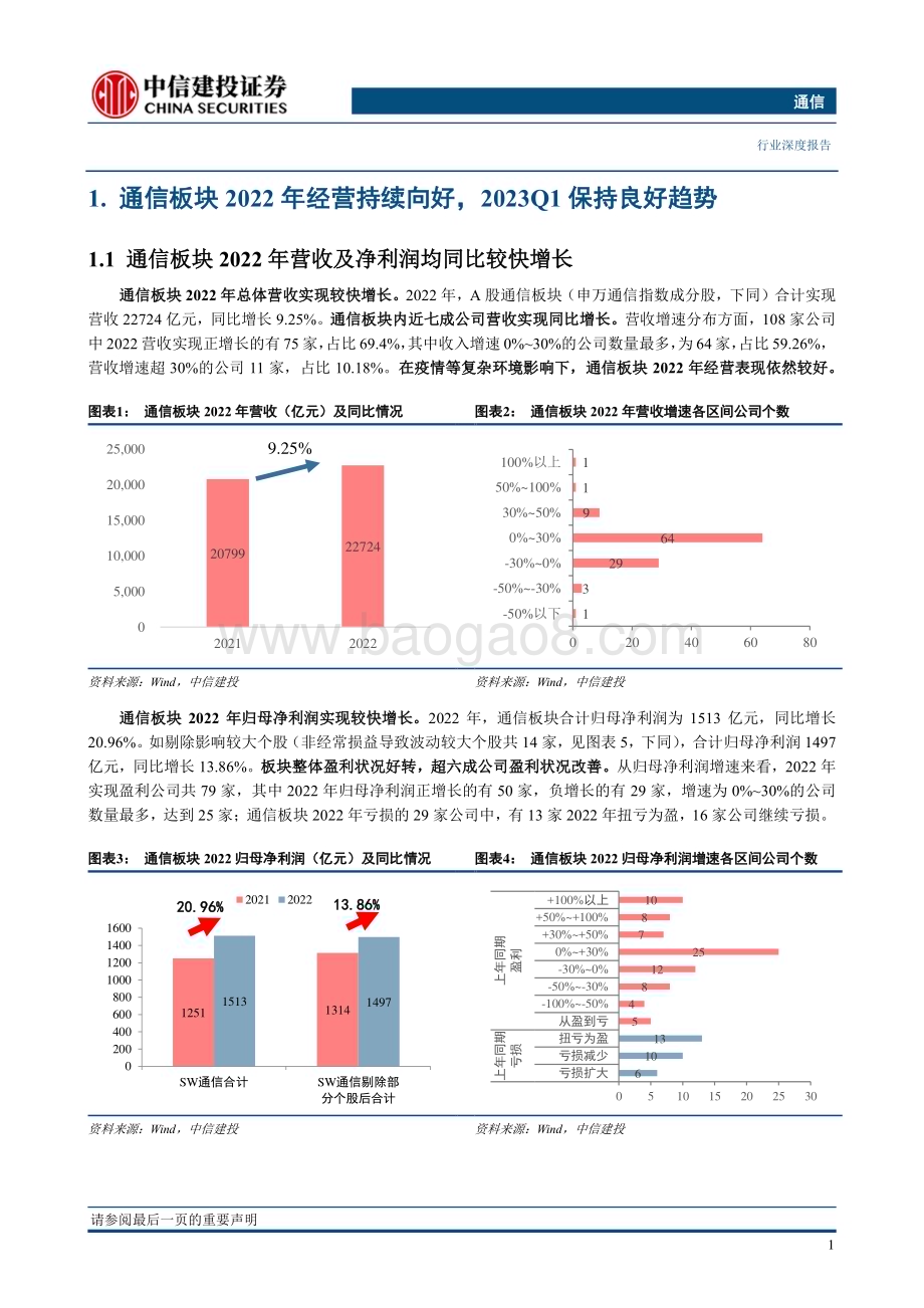 20230505_中信建投证券_通信行业证券研究报告：通信行业经营良好建议重视云计算、运营商、物联网等板块_40页.pdf_第5页